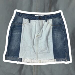 The Impeccable Pig Colorblock Mini Skirt